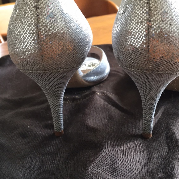 Kate Spade sage silver glitter pump - Picture 6 of 8